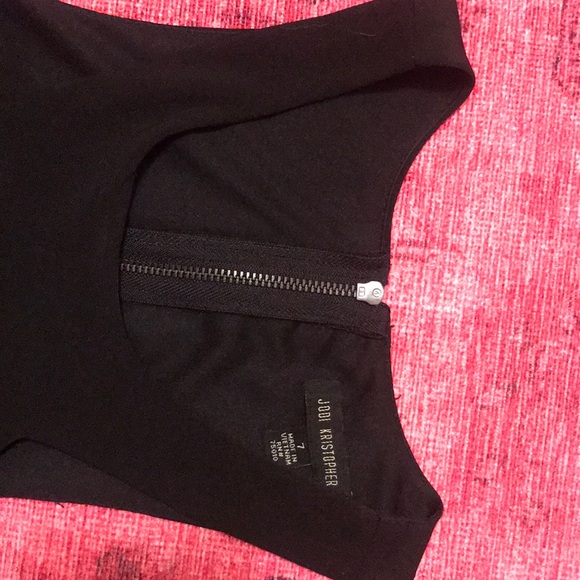 Black and Tan back cutout strapped dress - Picture 2 of 5